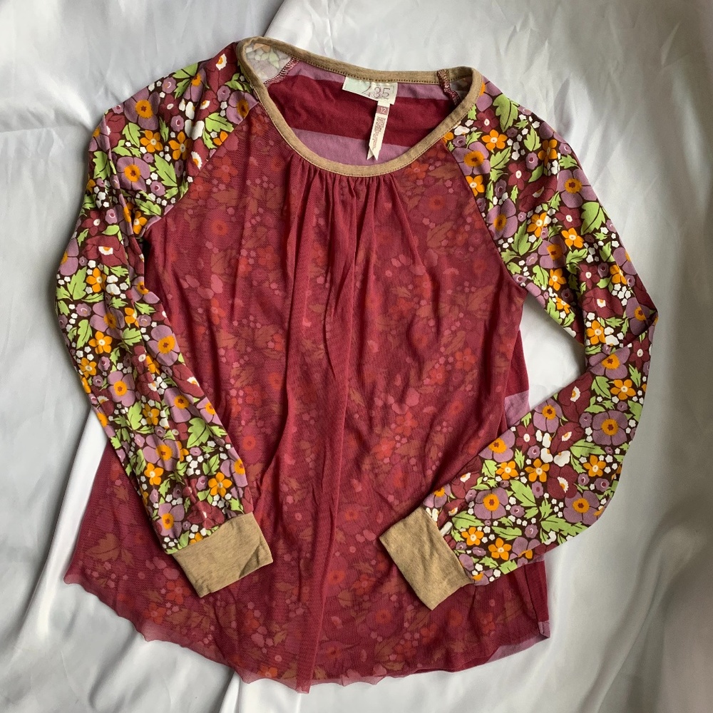 Matilda Jane 435 Floral and stripe top